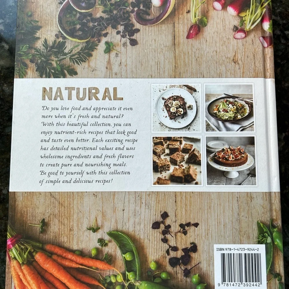 Natural. Wholesome Recipes for Pure Nourishment. Cookbook. EUC